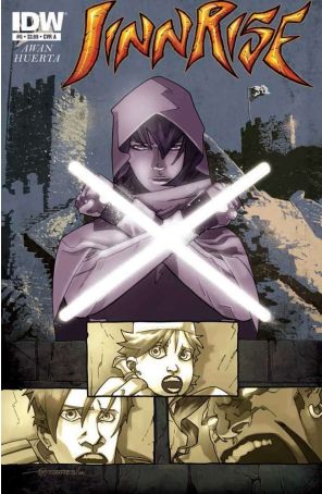 Jinnrise 5 published by IDW with cover art by Mark Torres
