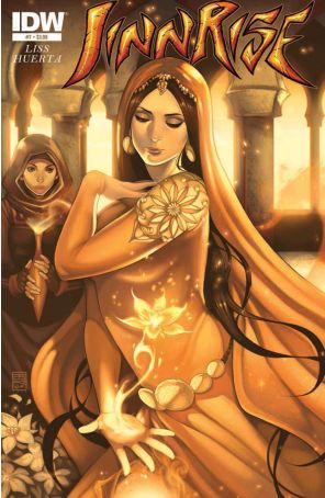 Jinnrise 7 published by IDW with cover art by Elizabeth Torque