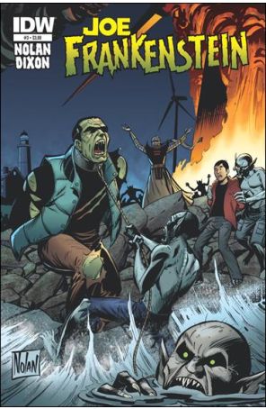 Joe Frankenstein 3 published by IDW with cover art by Graham Nolan