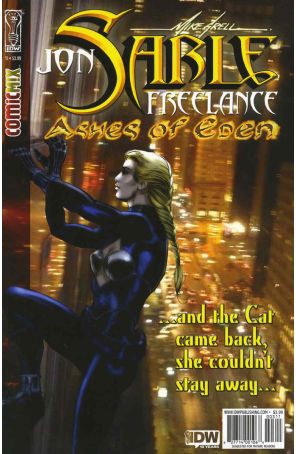 Jon Sable Freelance: Ashes of Eden 3 published by IDW with cover art by Mike Grell