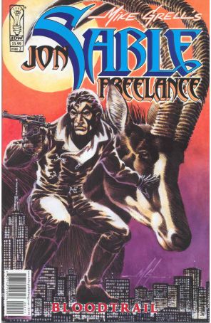 Jon Sable, Freelance: Bloodtrail 2 published by IDW with cover art by Mike Grell