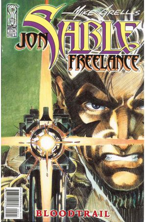 Jon Sable, Freelance: Bloodtrail 5 published by IDW with cover art by Mike Grell