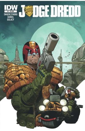 Judge Dredd (4th Series) 1F published by IDW with cover art by Carlos Ezquerra