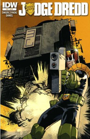 Judge Dredd (4th Series) 10 published by IDW with cover art by Nelson Daniel