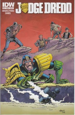 Judge Dredd (4th Series) 11B published by IDW with cover art by Ian Gibson