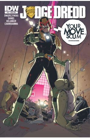 Judge Dredd (4th Series) 15A published by IDW with cover art by Wesley Craig