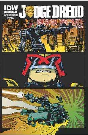 Judge Dredd (4th Series) 18A published by IDW with cover art by Michael Avon Oeming