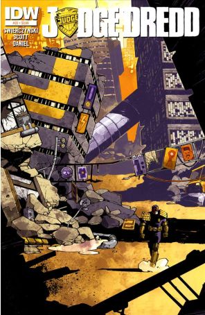 Judge Dredd (4th Series) 22 published by IDW with cover art by Nelson Daniel