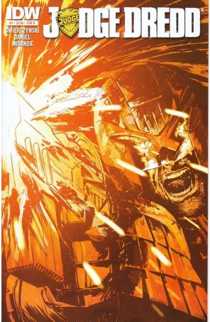 Judge Dredd (4th Series) 4B published by IDW with cover art by Garry Brown