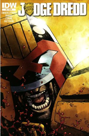 Judge Dredd (4th Series) 6 published by IDW with cover art by Zach Howard