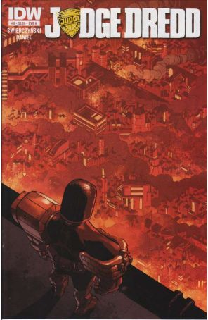 Judge Dredd (4th Series) 8A published by IDW with cover art by Nelson Daniel