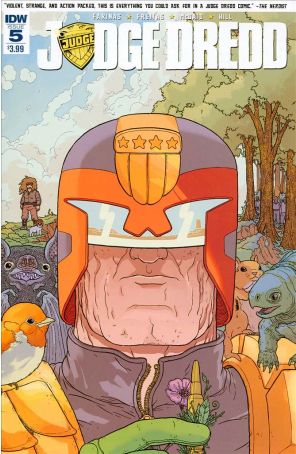 Judge Dredd (5th Series) 5 published by IDW with cover art by Ulises Farinas