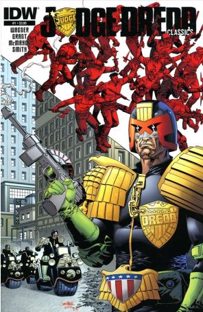 Judge Dredd Classics (2nd Series) 1 published by IDW with cover art by Jim Fern