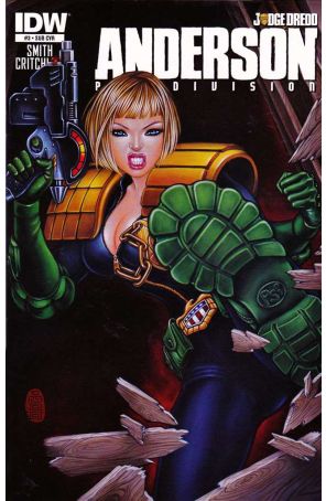 Judge Dredd: Anderson, Psi-Division 3A published by IDW with cover art by Mimi Yoon