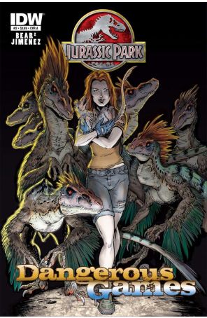 Jurassic Park: Dangerous Games 2A published by IDW with cover art by Jeff Zornow