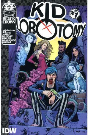 Kid Lobotomy 1A published by IDW with cover art by Tess Fowler