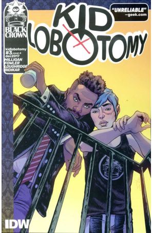 Kid Lobotomy 3A published by IDW with cover art by Tess Fowler