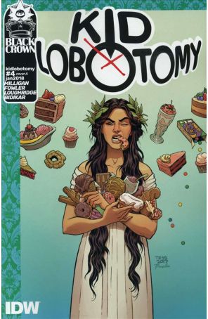 Kid Lobotomy 4A published by IDW with cover art by Tess Fowler
