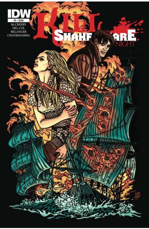 Kill Shakespeare: The Mask of Night 3 published by IDW with cover art by Andy Belanger