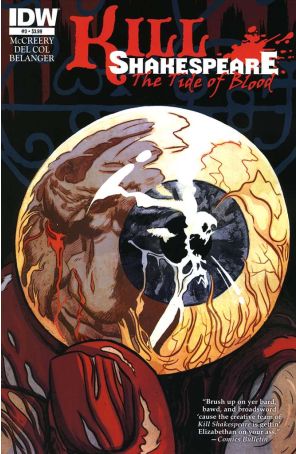 Kill Shakespeare: Tide of Blood 3 published by IDW with cover art by Andy Belanger