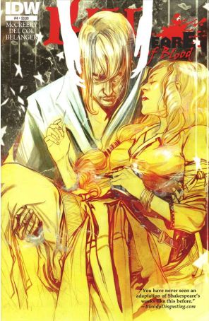 Kill Shakespeare: Tide of Blood 4 published by IDW with cover art by Nimit Malavia