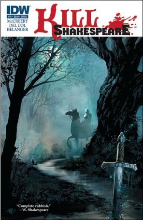 Kill Shakespeare 11B published by IDW with cover art by Alex Perkins