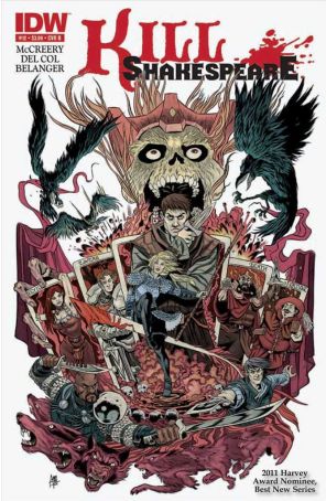Kill Shakespeare 12B published by IDW with cover art by Andy Belanger
