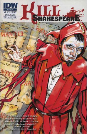 Kill Shakespeare 7 published by IDW with cover art by Kagan Mcleod