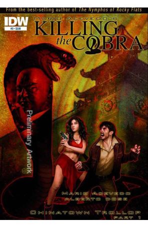 Killing The Cobra: Chinatown Trollop 3A published by IDW with cover art by Pinturero