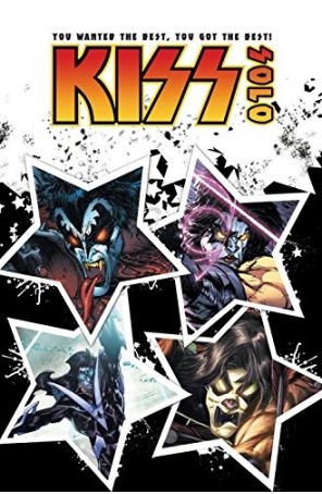 Kiss Solo TPB 1 published by IDW with cover art by Angel Medina