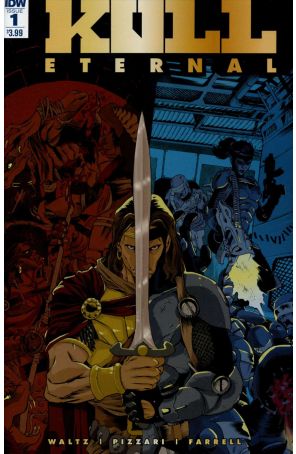 Kull Eternal 1 published by IDW with cover art by Luca Pizzari