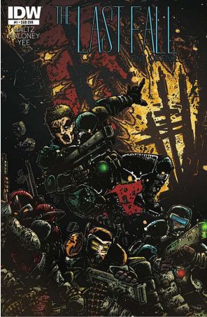 The Last Fall 1A published by IDW with cover art by Kevin Eastman