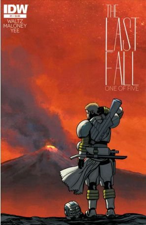 The Last Fall 1 published by IDW with cover art by Casey Maloney