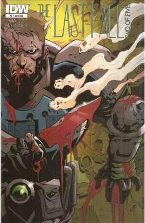 The Last Fall 2A published by IDW with cover art by Phil Hester