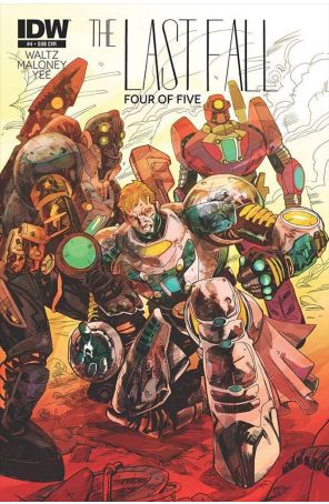 The Last Fall 4A published by IDW with cover art by Jose Holder