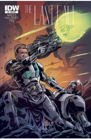 The Last Fall 5A published by IDW with cover art by S. L. Gallant