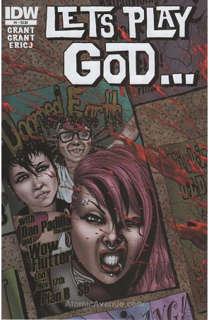 Let's Play God 1 published by IDW with cover art by Eric J.