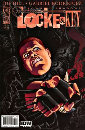 Locke And Key: Crown of Shadows 3 published by IDW with cover art by Gabriel Rodriguez