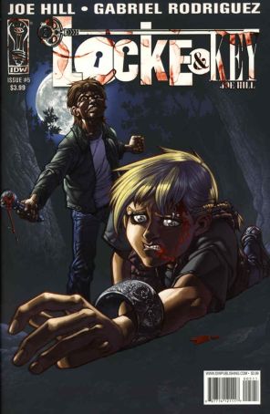 Locke And Key 5 published by IDW with cover art by Gabriel Rodriguez