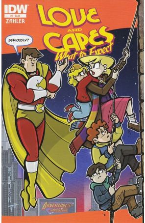 Love and Capes: What to Expect 2 published by IDW with cover art by Thomas F. Zahler