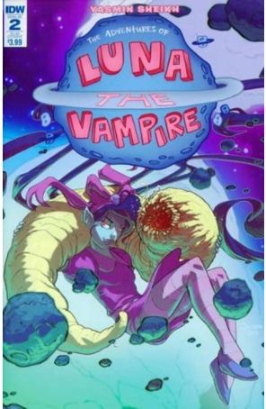 Luna The Vampire 2A published by IDW with cover art by Tom Jilesen