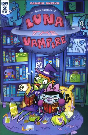Luna The Vampire 2 published by IDW with cover art by Yasmin Sheikh