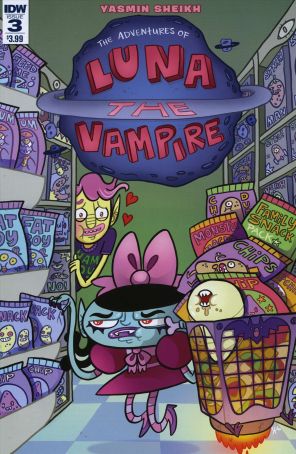 Luna The Vampire 3 published by IDW with cover art by Yasmin Sheikh