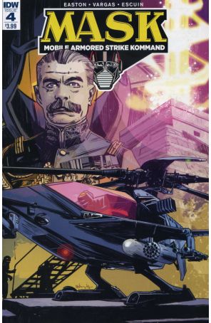 M.A.S.K.: Mobile Armored Strike Kommand 4 published by IDW with cover art by Tommy Lee Edwards