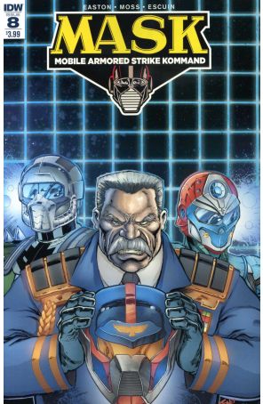 M.A.S.K.: Mobile Armored Strike Kommand 8 published by IDW with cover art by Tone Rodriguez