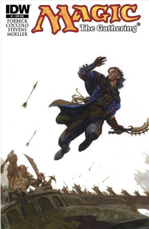 Magic the Gathering 1B published by IDW with cover art by Christopher Moeller