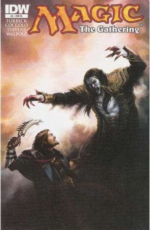 Magic the Gathering 3A published by IDW with cover art by Tyler Walpole