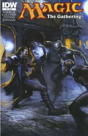 Magic the Gathering 4 published by IDW with cover art by Karl Kopinski