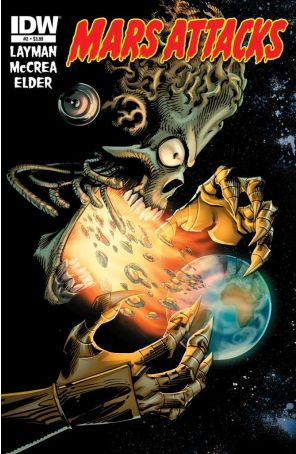 Mars Attacks (3rd Series) 2 published by IDW with cover art by John McCrea
