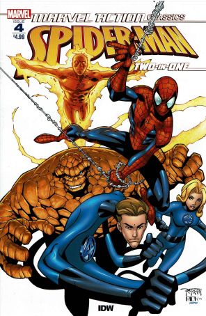 Marvel Action Classics: Spider-Man Two-In-One 4 published by IDW with cover art by Randy Green